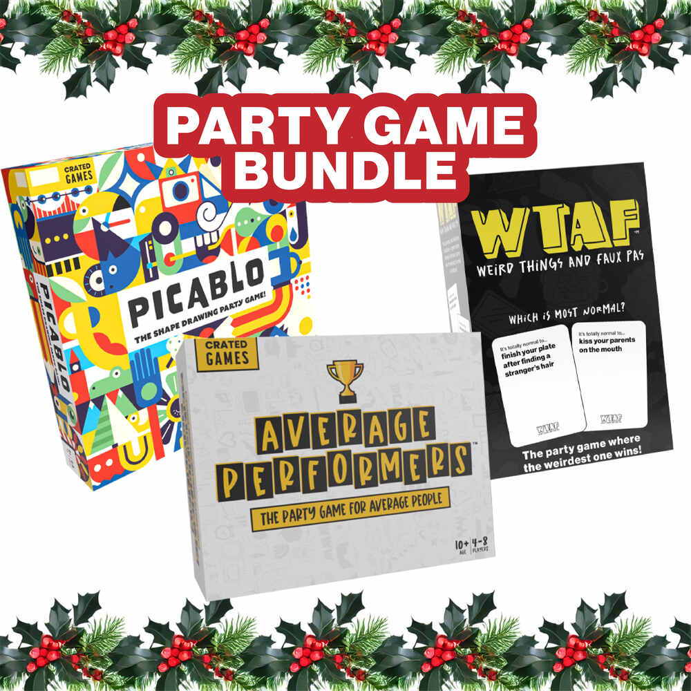 3-Pack Party Game Holiday Bundle