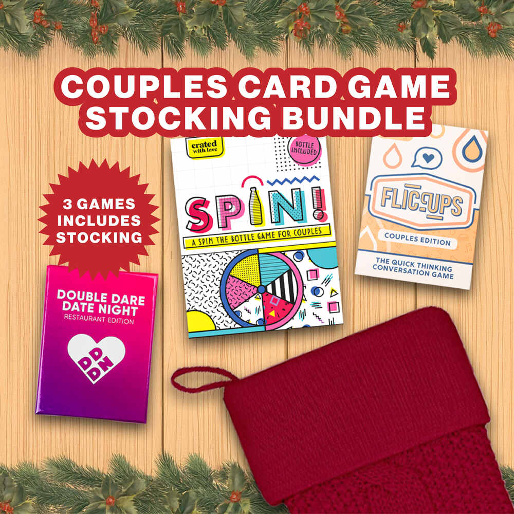 Couples Card Game Stocking Stuffer Bundle