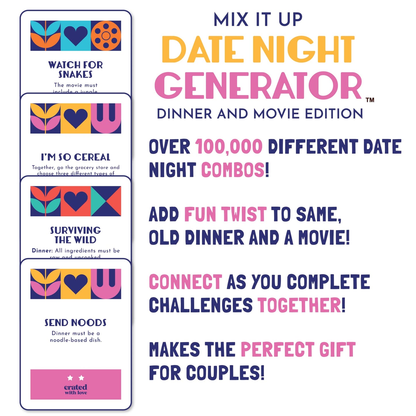 Mix It Up Date Night Generator: Dinner and a Movie Edition