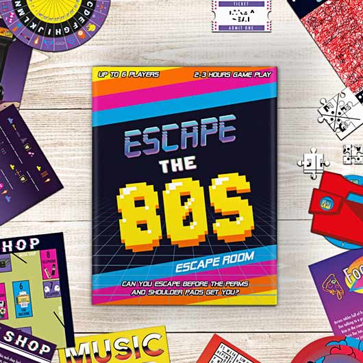 Escape the 80s Escape Room Box