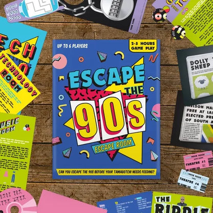 Escape the 90s Escape Room Box