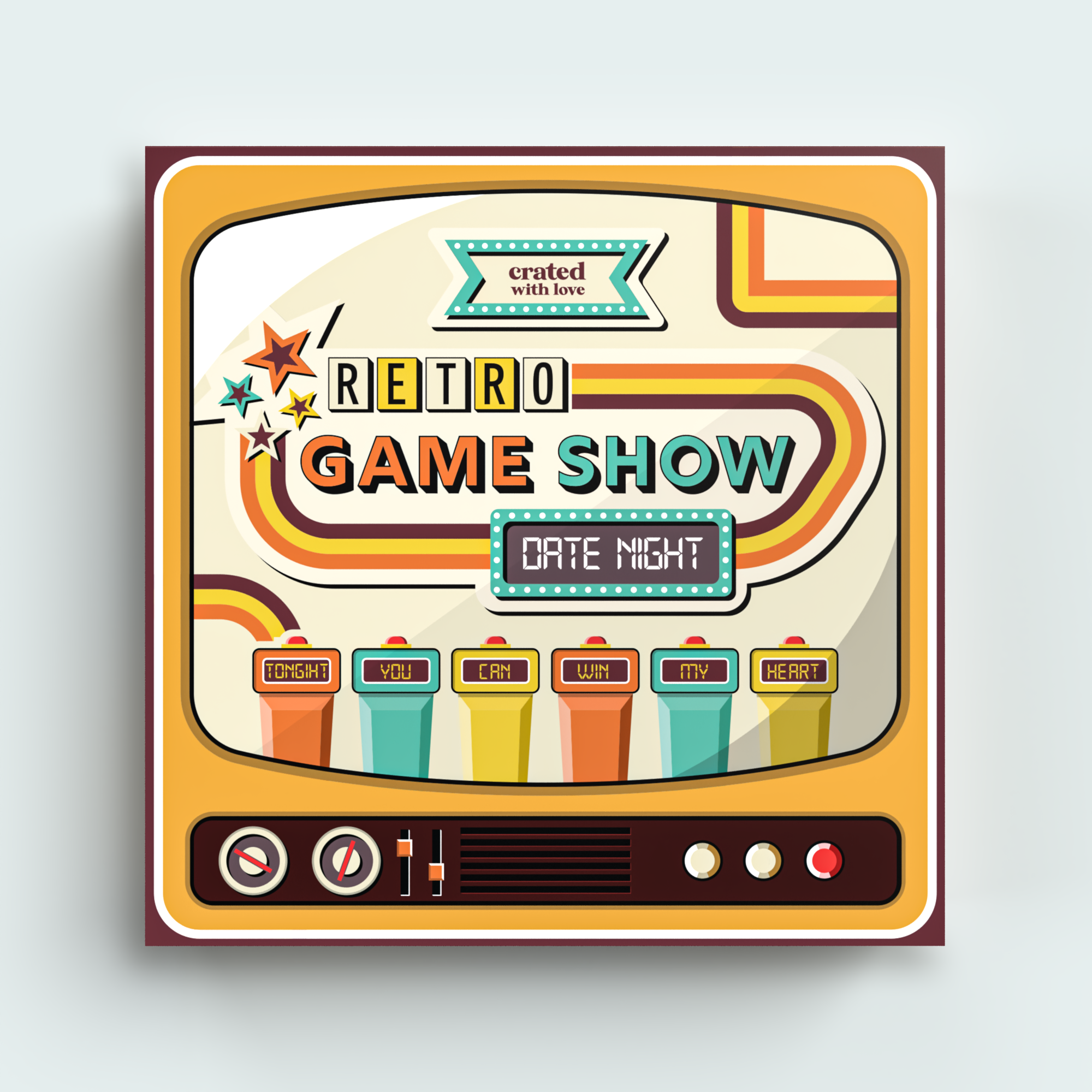 Retro Game Show Date Night Box